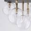 758  NILOS BLACK / GOLD LAMPA SUFITOWA 5PŁ